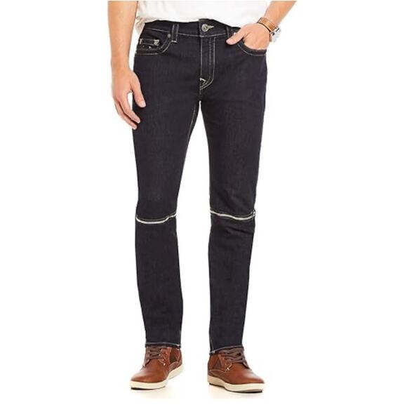 True Religion Rocco Special Edition Convertible Blue Jeans Shorts 31/32.5 Y2k - Picture 1 of 10